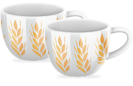 Set tazze Spiga di Grano
