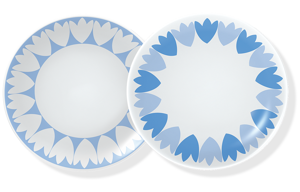 Set piattini Fiordaliso