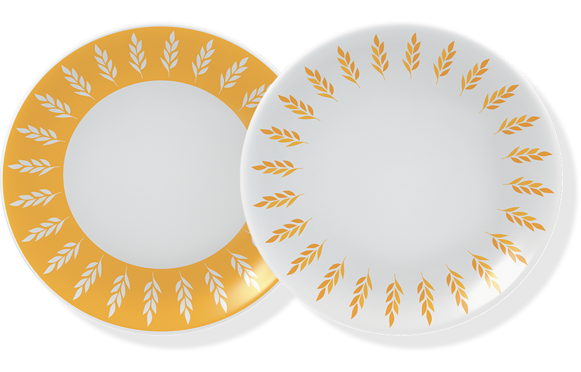Set piattini Spiga di Grano